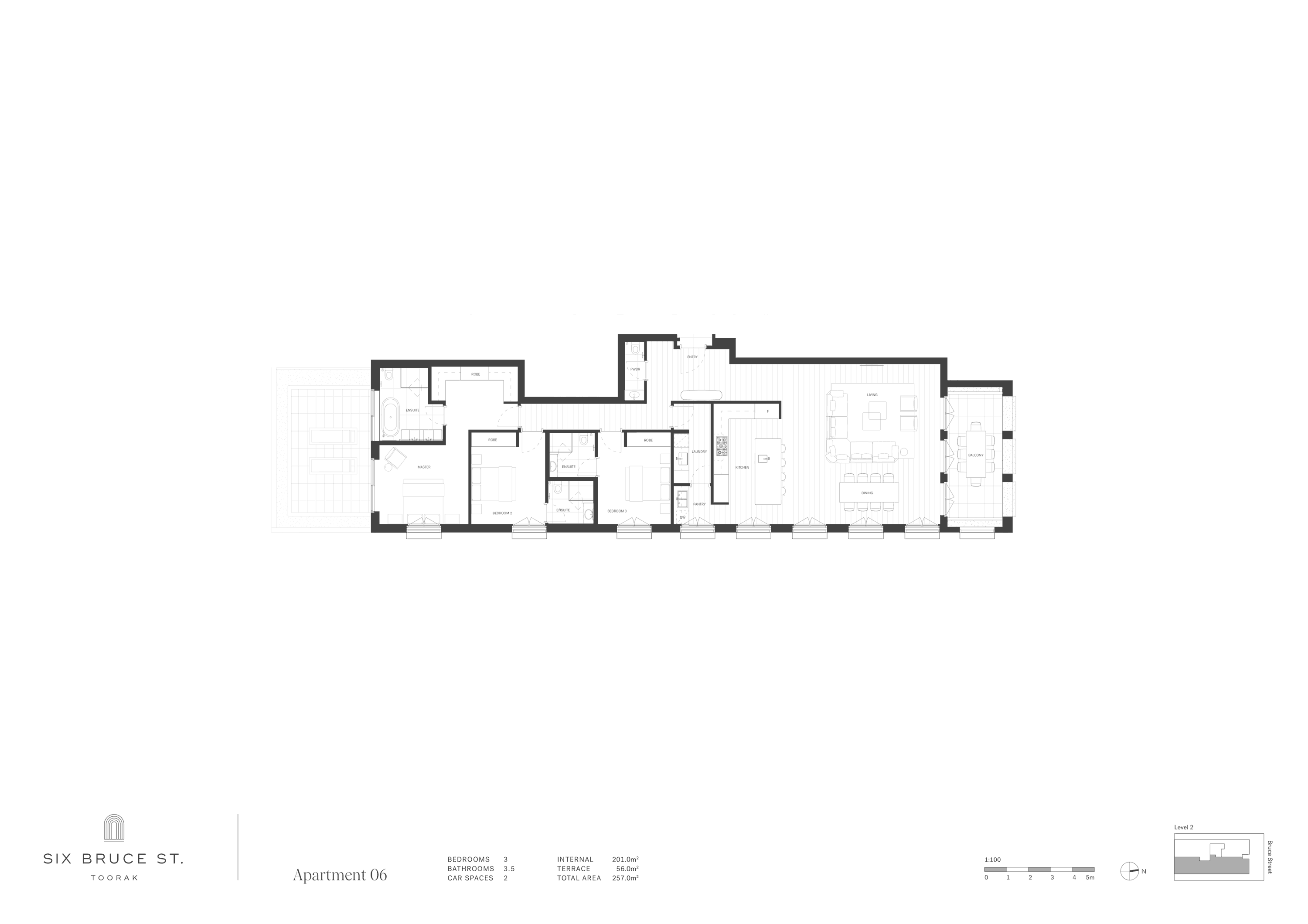 Six Bruce Street - Floor Plan – Residence 6