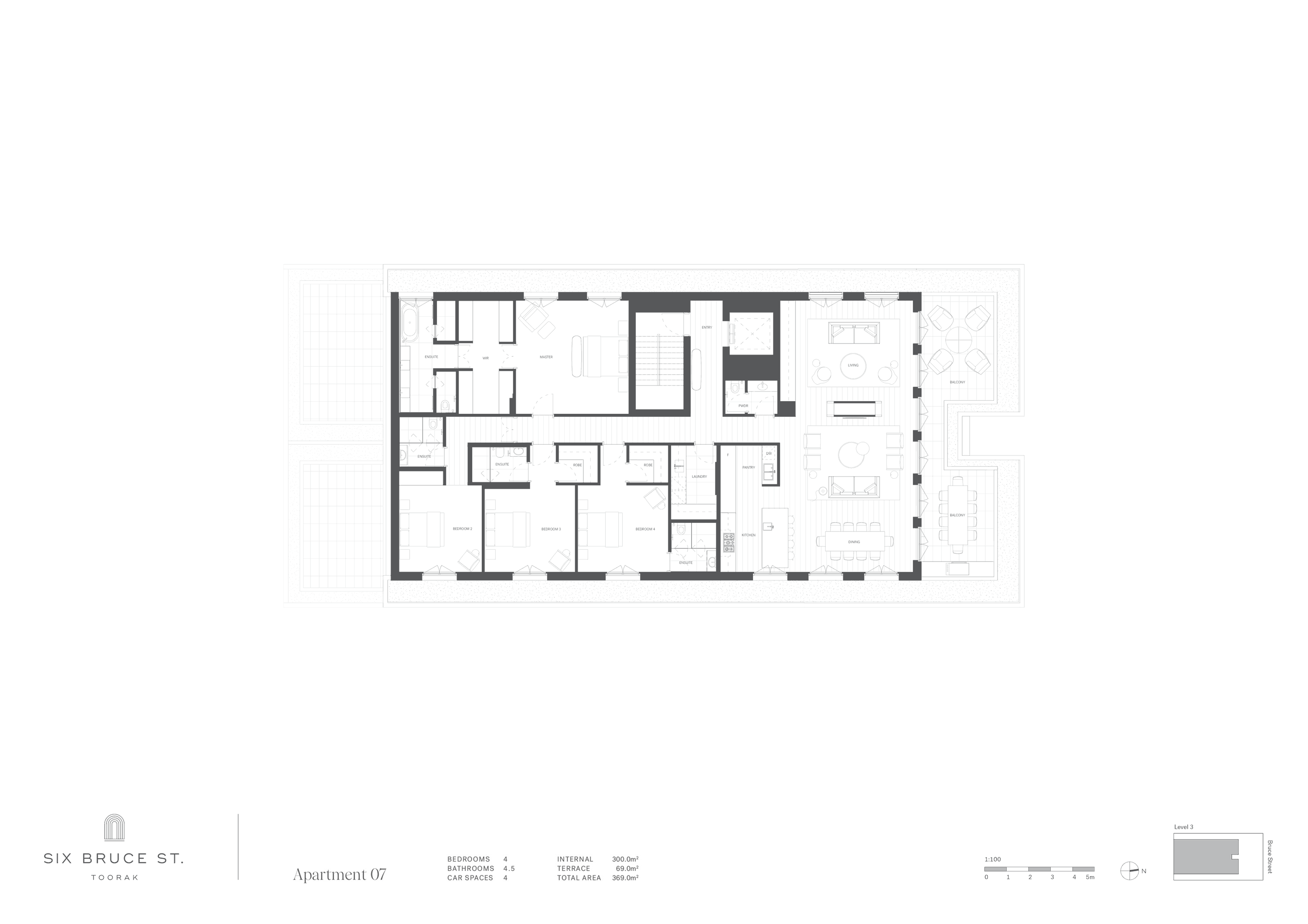 Six Bruce Street - Floor Plan – Residence 7