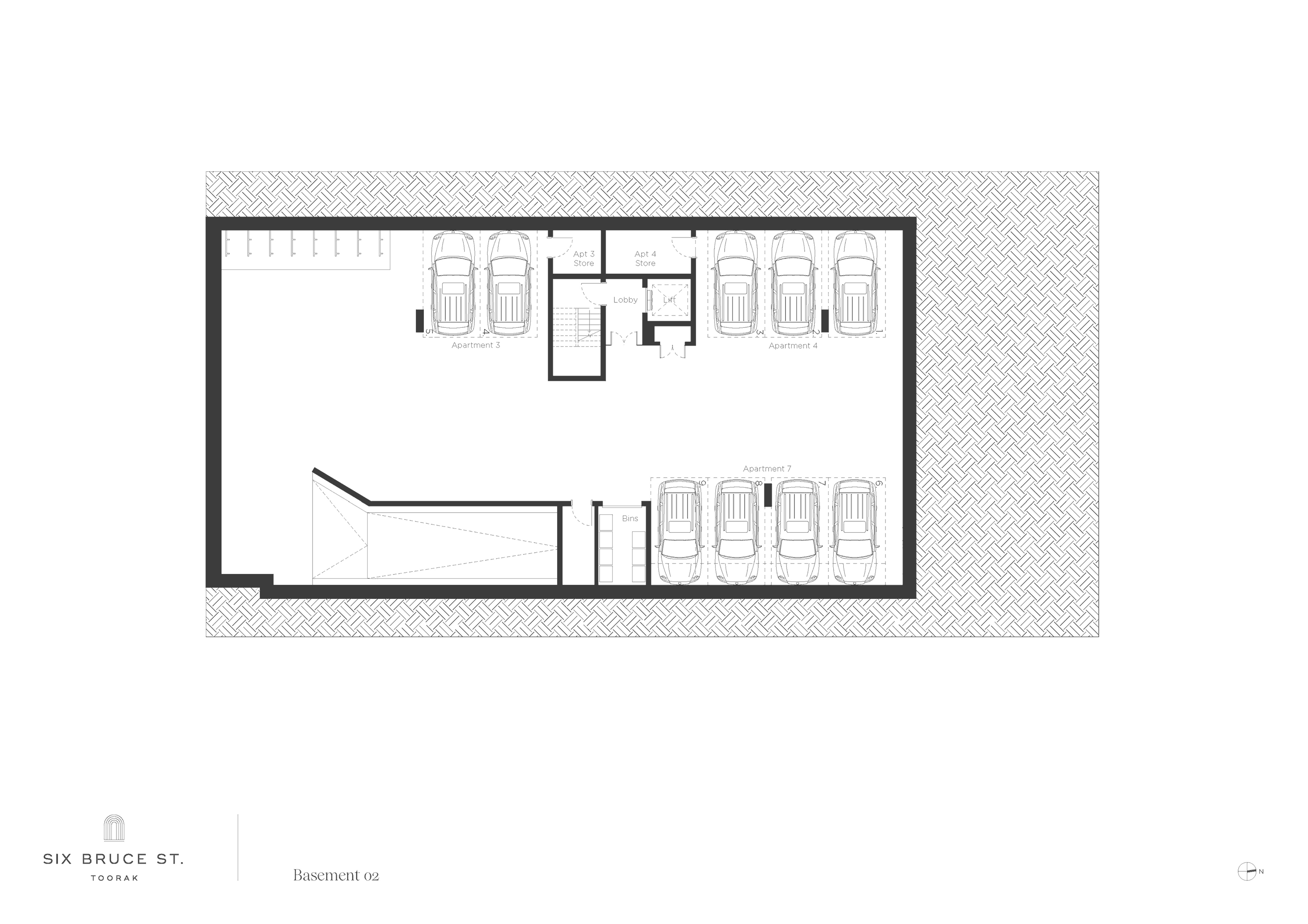 Six Bruce Street - Floor Plan – Basement 1